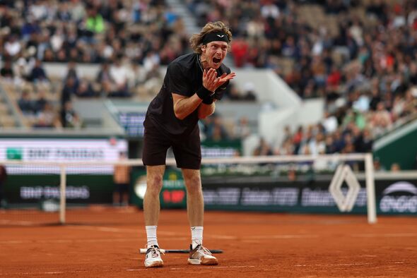 Andrey Rublev admits to 'worst behaviour at a Grand Slam' after French Open  meltdown | Tennis | Sport | Express.co.uk