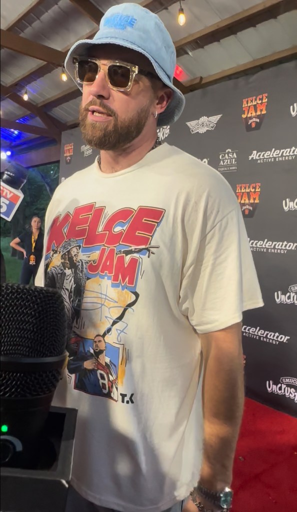 Travis Kelce at Kelce Jam