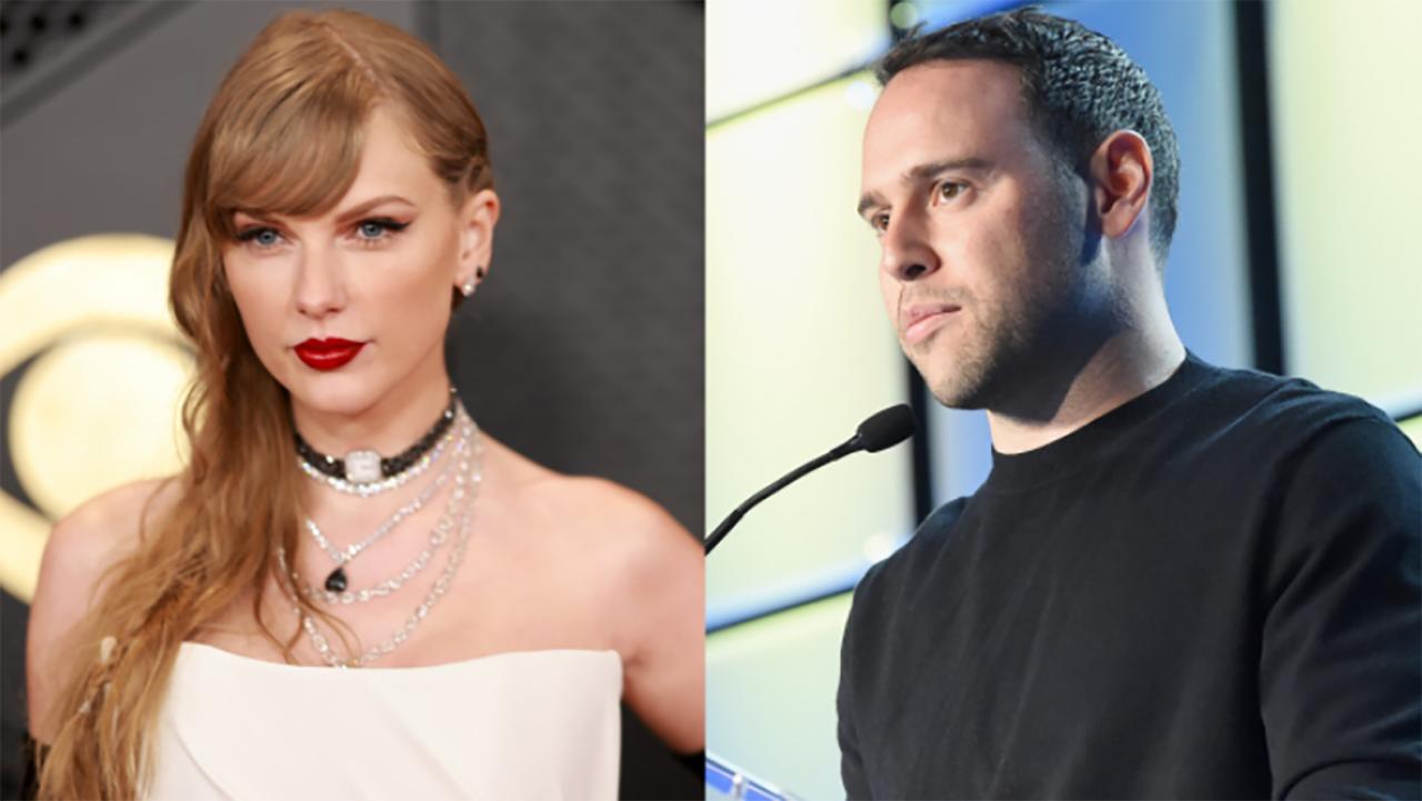 Taylor Swift và ông trùm ngành âm nhạc Scooter Braun