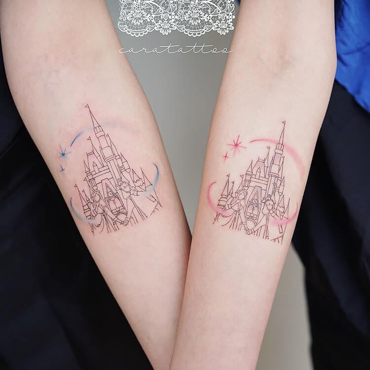 Disney Castle Tattoo