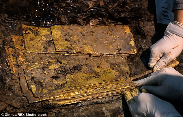 Gold plates and coins among valuable haul unearthed by archaeologists at 2,000-year-old royal tombs in China