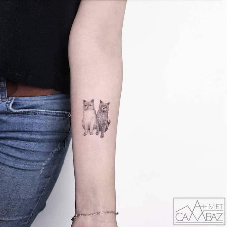 Cute Small Tattoos Simple Tattoos Illustration Ahmet Cambaz