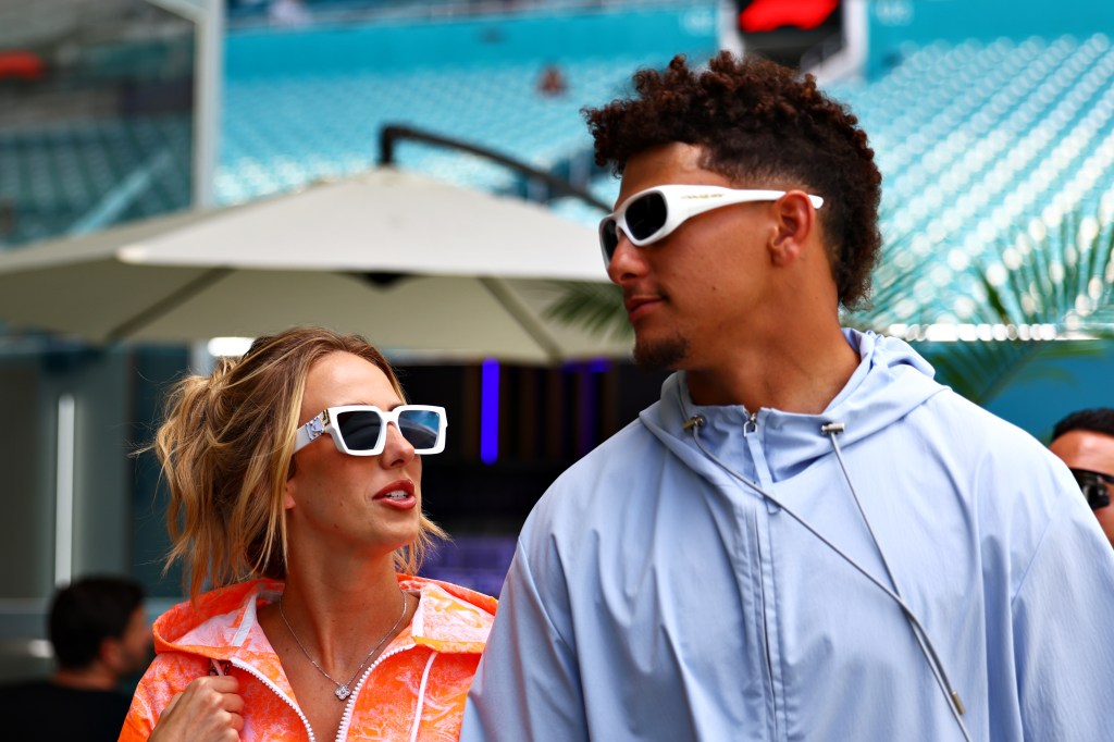 Patrick Mahomes and Brittany Mahomes