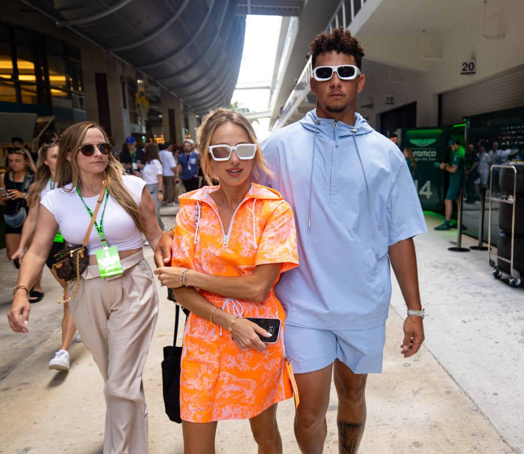 Patrick and Britney Mahomes