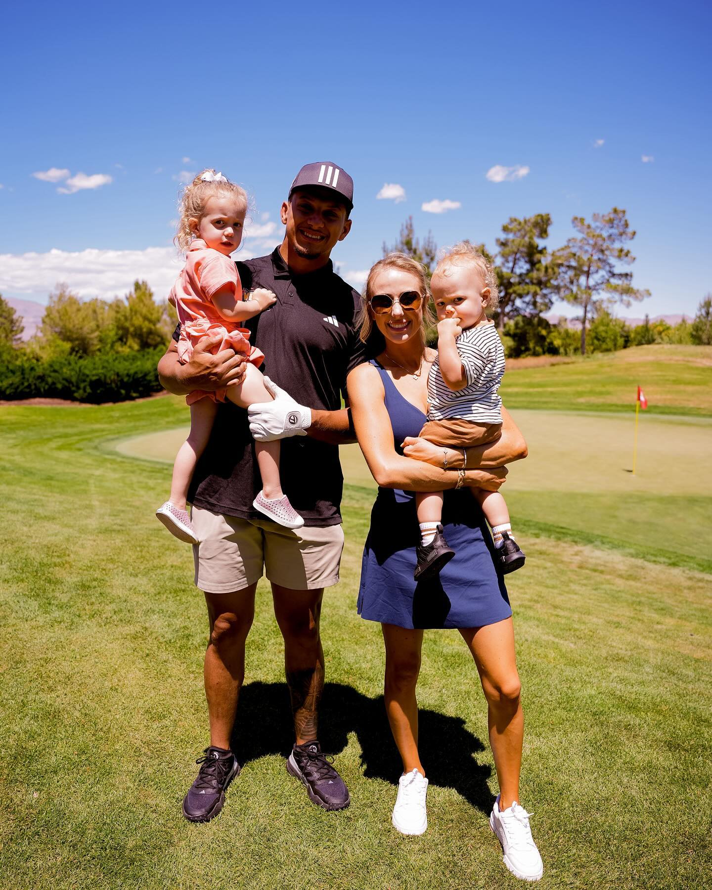 Brittany Mahomes, Patrick Mahomes and their kids